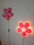 Lampki Ikea Smila Blomma kinkiet ścienna nocna