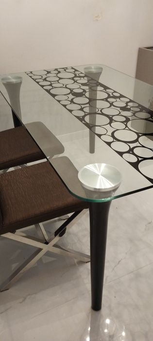 Mesa de vidro 1.3mm temperado 180€