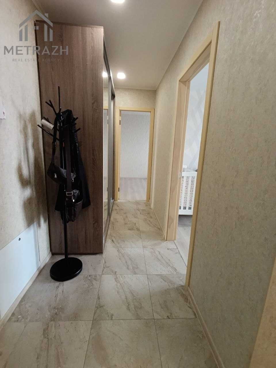 2х комнатная квартира  57 м2  Новый ремонт ЖК МИРА3