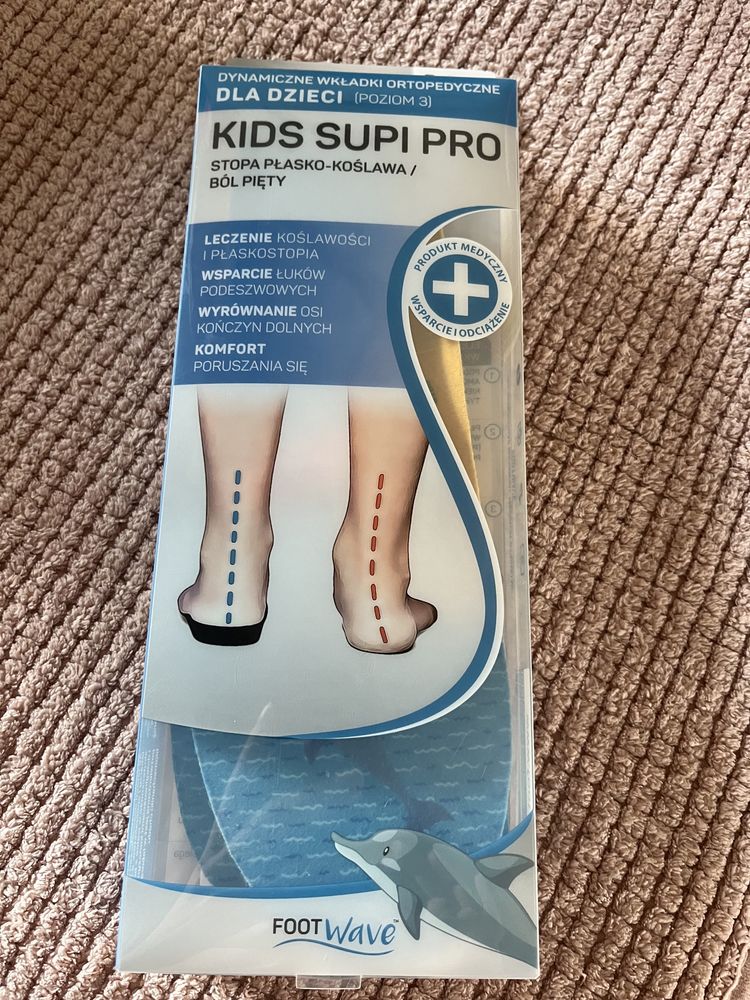 Wkladki ortopedyczne Kids Supi Pro 35-38