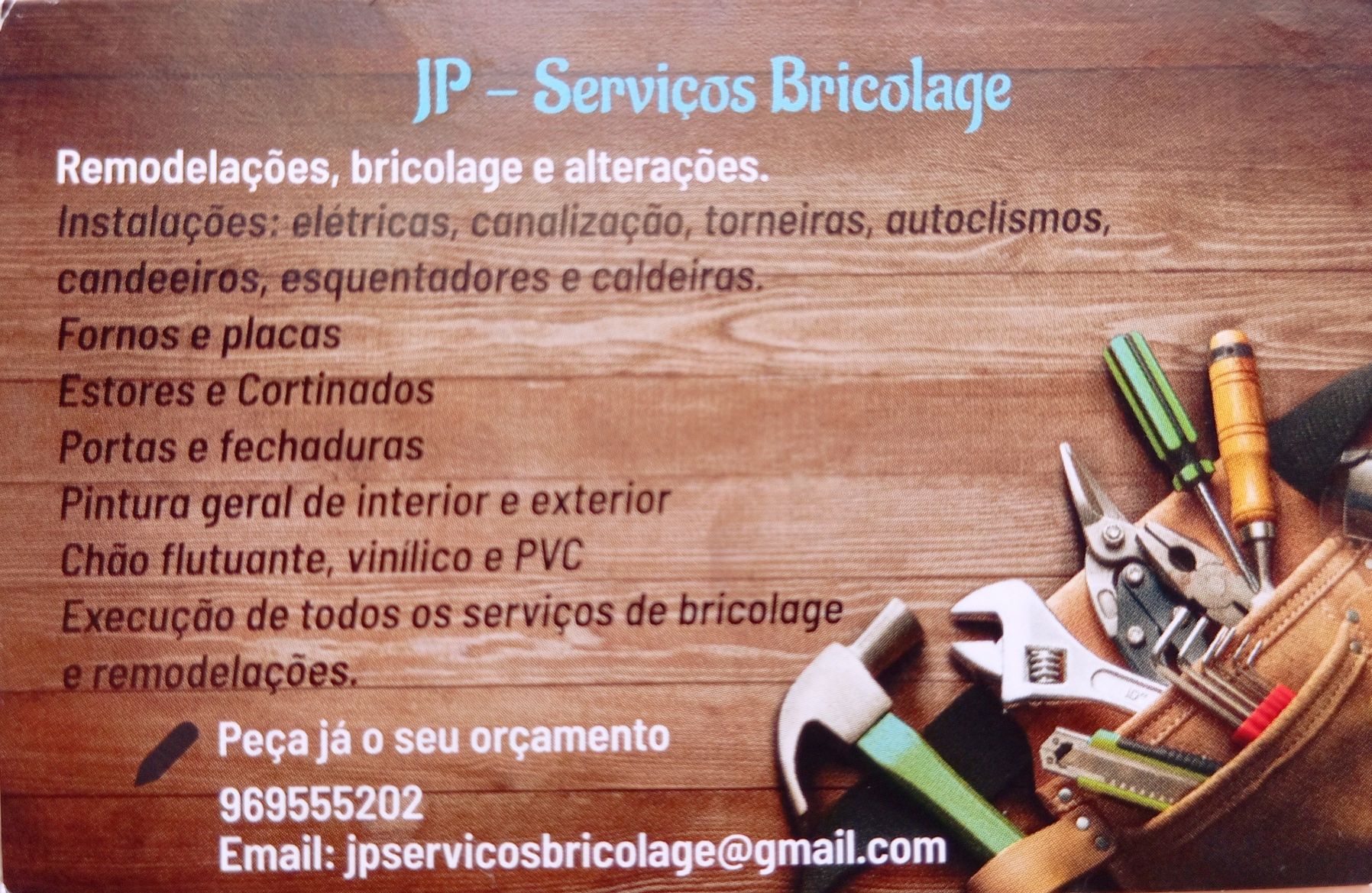Executo Pequenos arranjos, instalações e modificações no seu lar