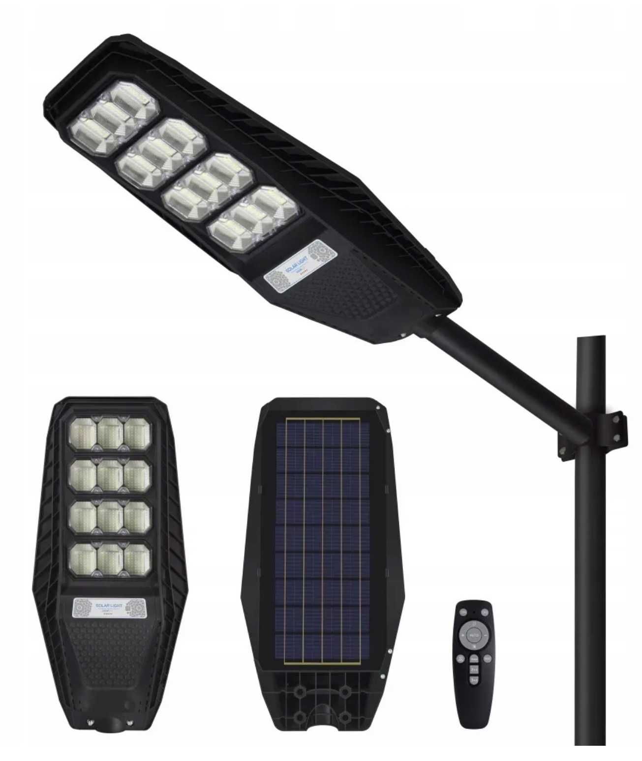 Lampa latarnia LED solarna uliczna 300W UCHWYT