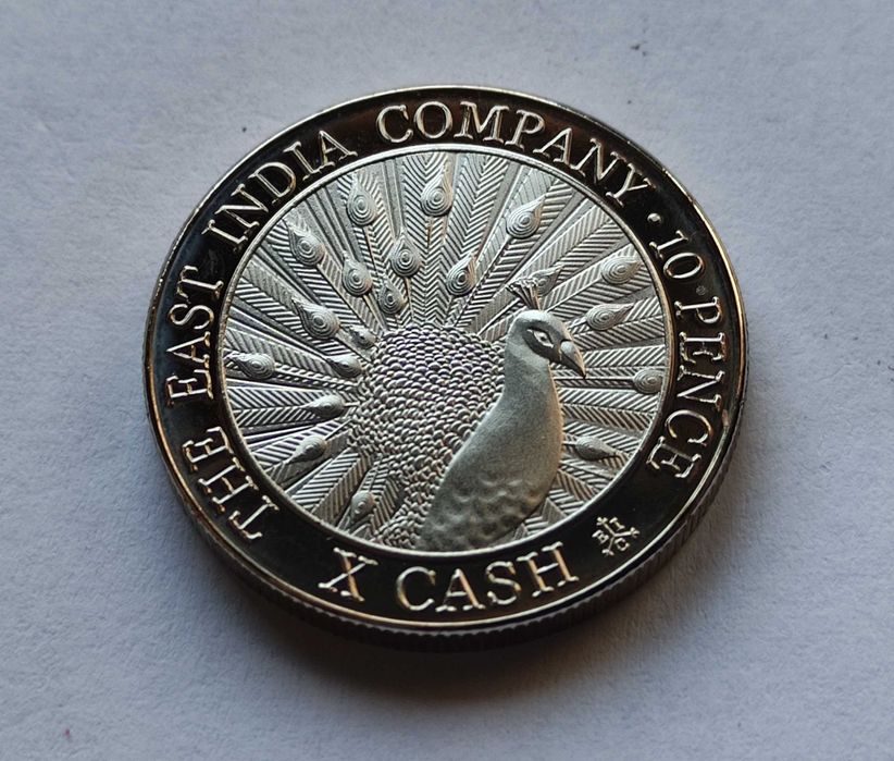 Moneta /Saint Helena East India Company 10 Pence 2012 Elżbieta II /Paw