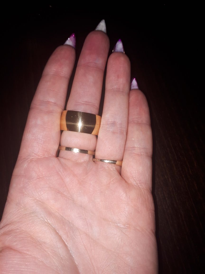 Pierścionek r. 7 (17mm) stal chirurgiczna