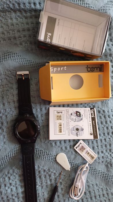 Zegarek smartwatch Bemi Sport 4G/LTE + GPS + SIM, pudełko