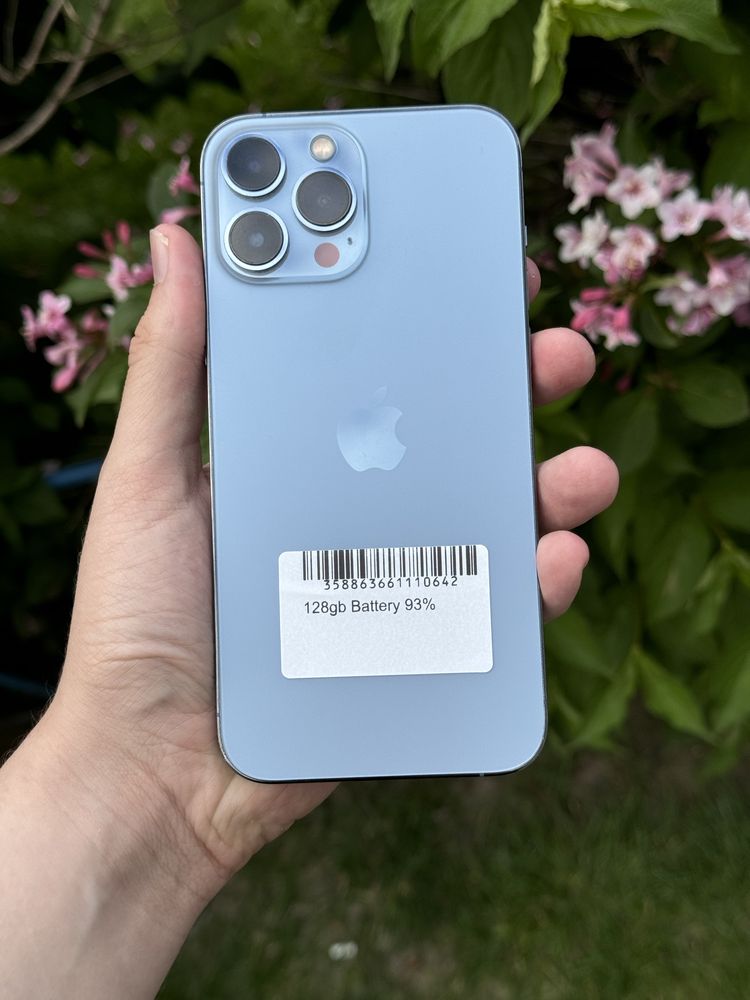 iPhone 13 Pro Max Sierra Blue 128Gb BATERIA 93% GWARANCJA!