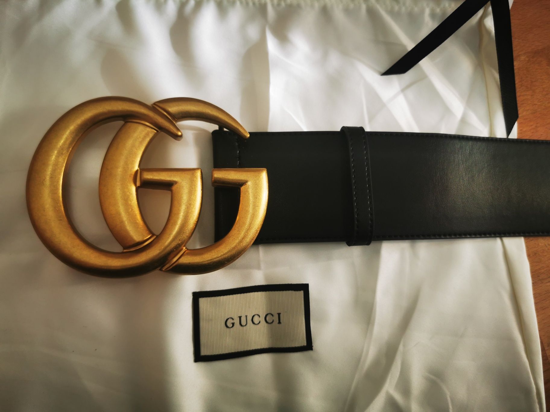 Pasek Gucci GG Marmont wide