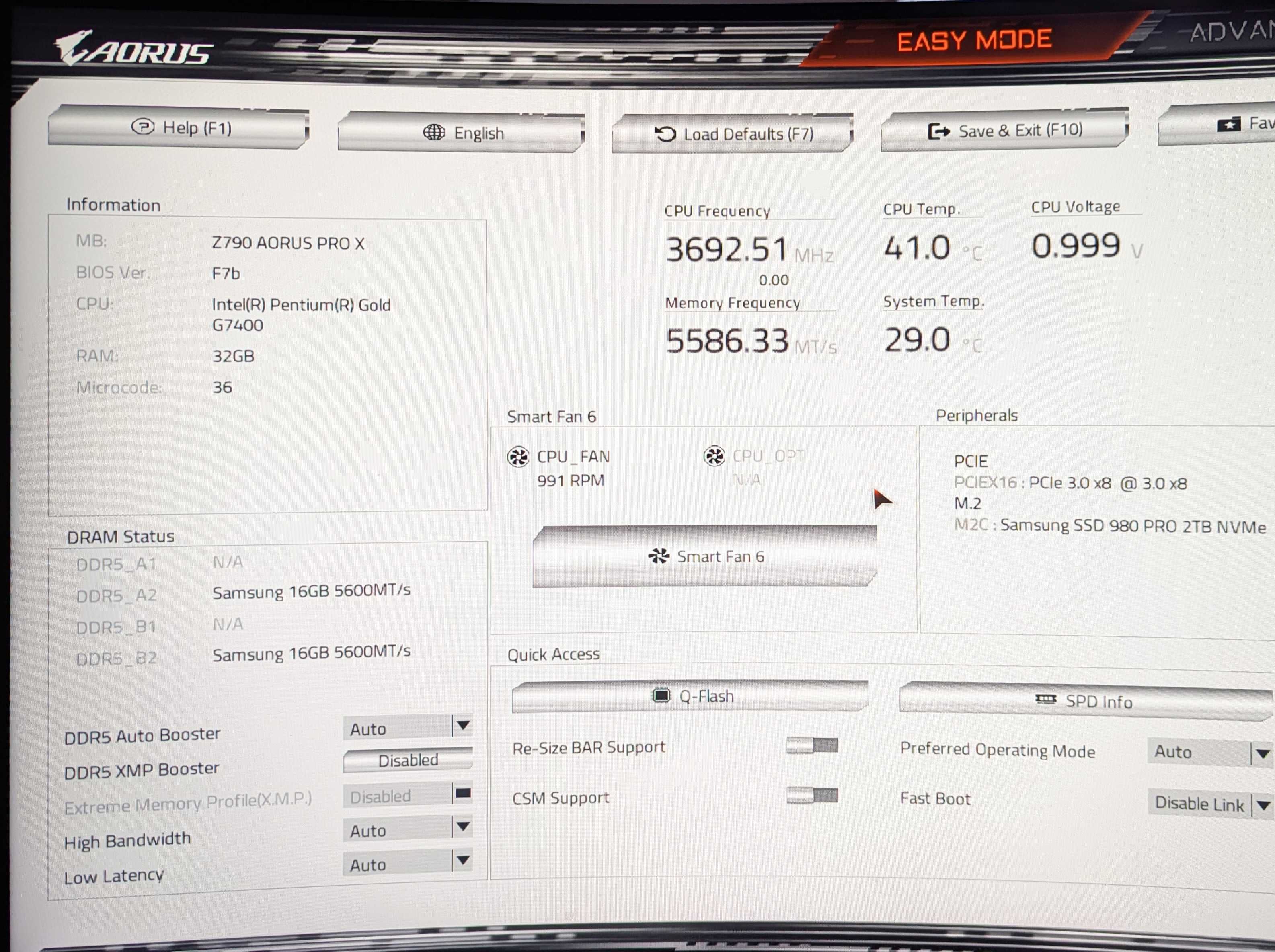 Gigabyte Z790 Aorus Pro X WiFI7 s1700
