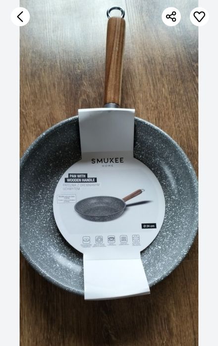 Nowa patelnia ciężka 24cm