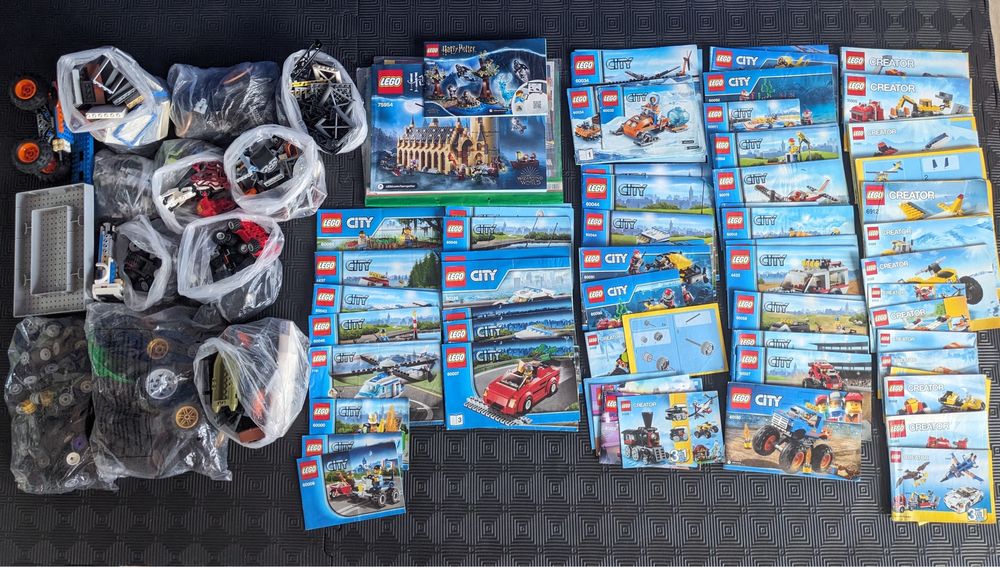 Lego Ninjago, City, Marvel, DC набори під інструкцією