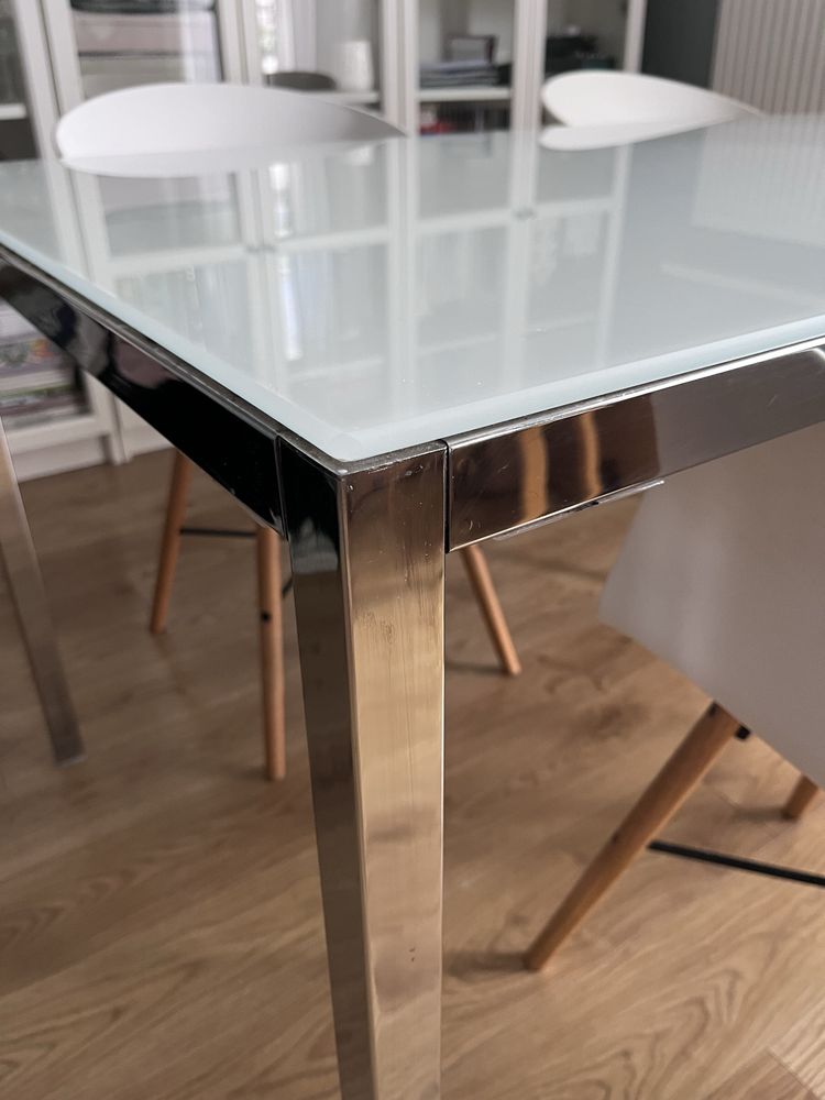 Szklany stół Torsby z IKEA 185x85x75