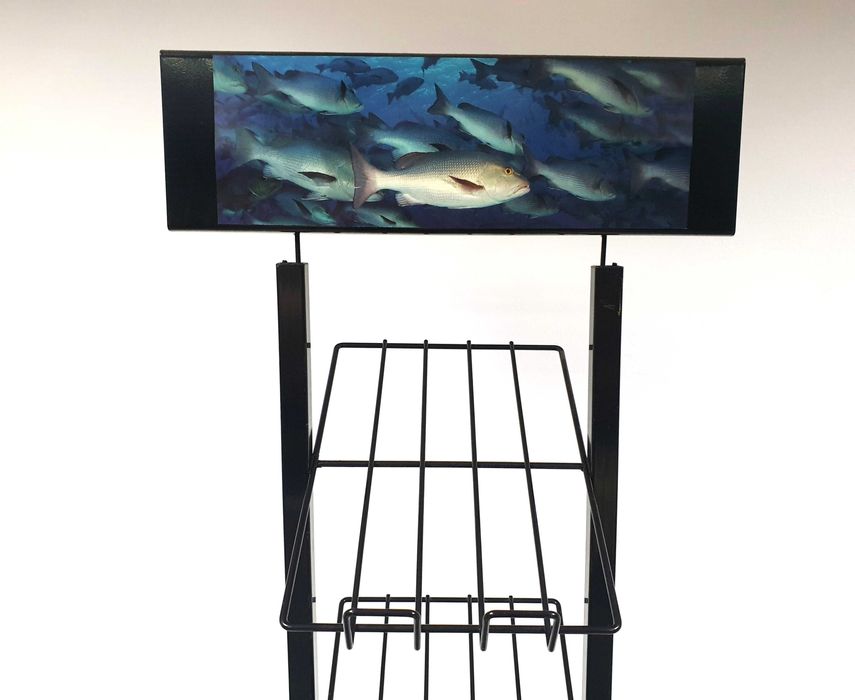 Stojak, regał, stand na katalogi, foldery A4