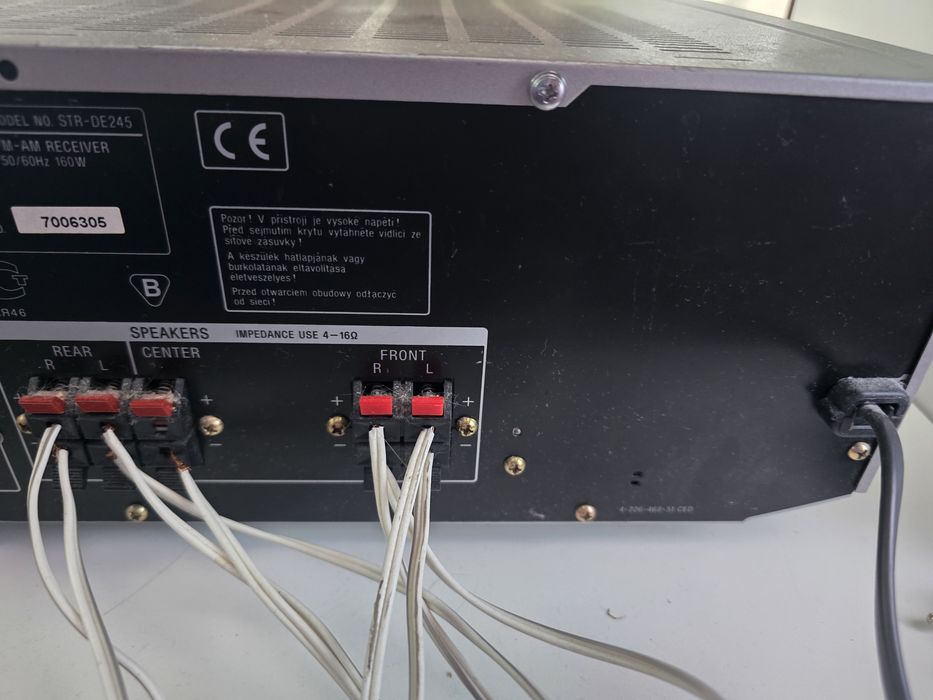 Amplituner Sony STR-DE245 5.1 - idealny do kina domowego! Najtaniej!