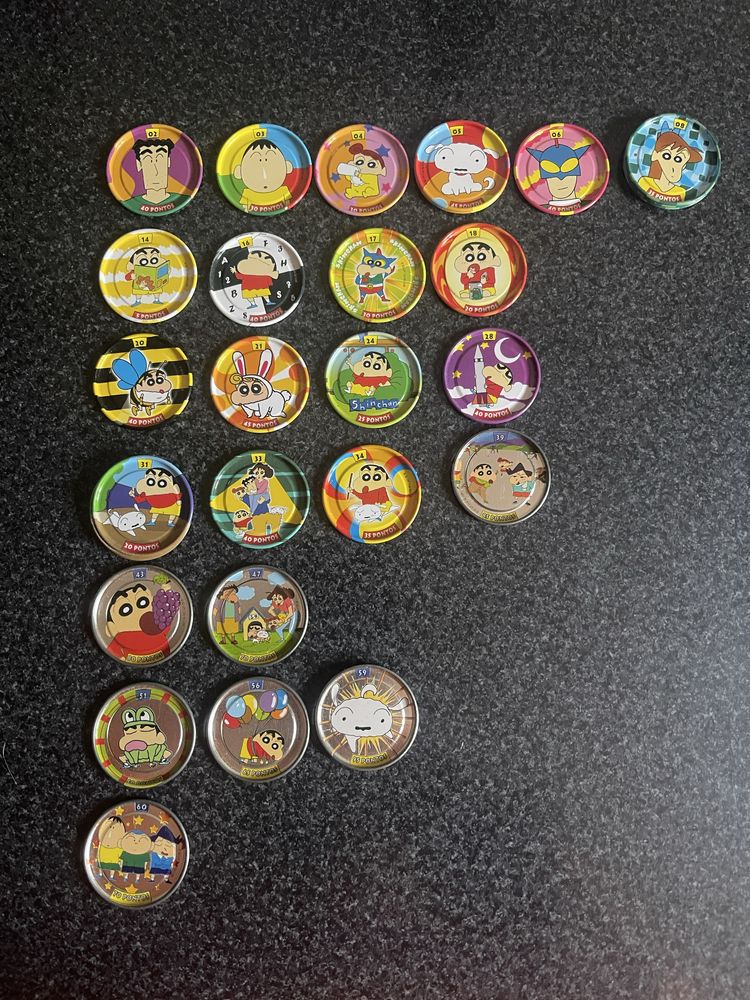 Tazos Pokémon / Digimon / Chin Chan [ Roks / Metal / Staks / Boinx ]