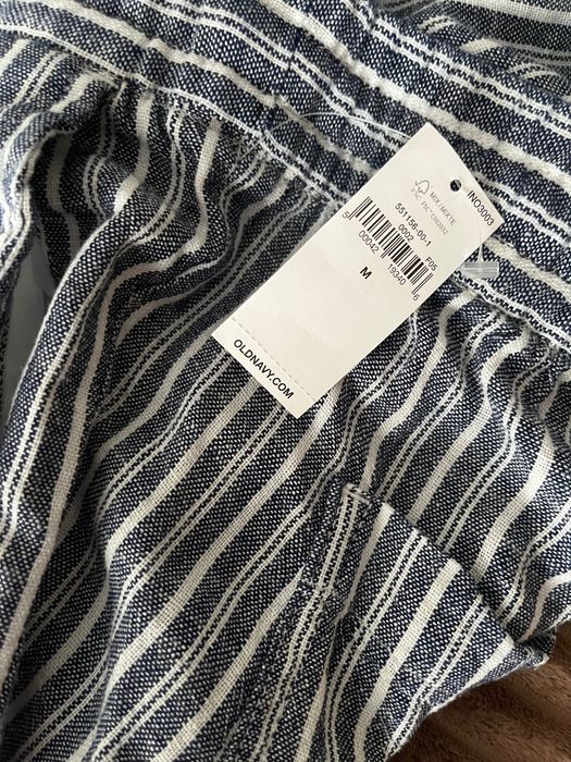 Нові літні з льону прямого крою штани від Old Navy. Розмір M.