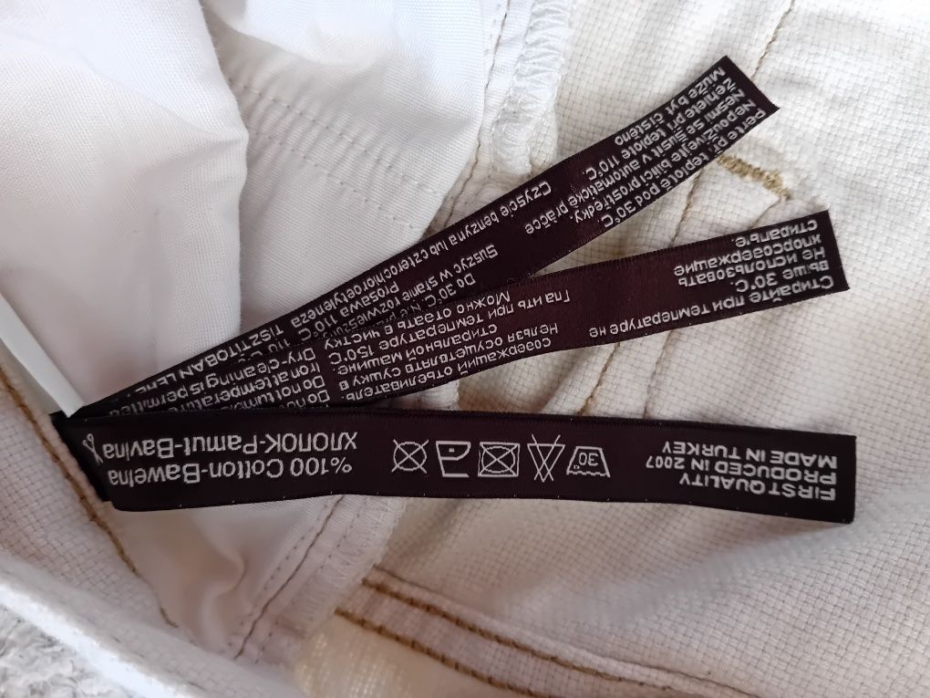 Bawełniane spodnie męskie W32 L34
