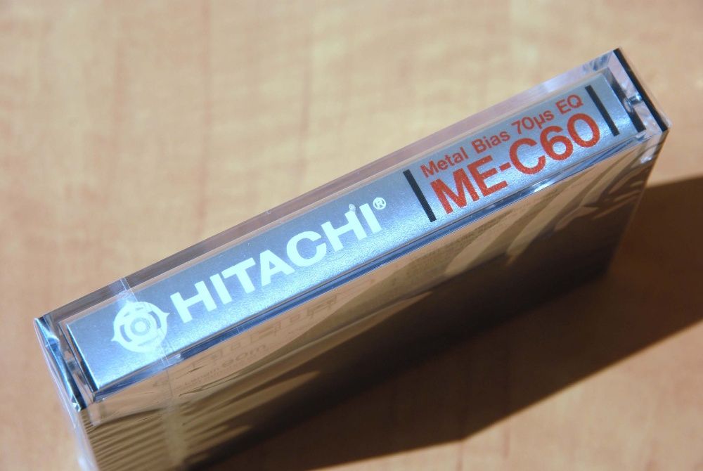 Редкая аудиокассета HITACHI ME-60 Metal =New=