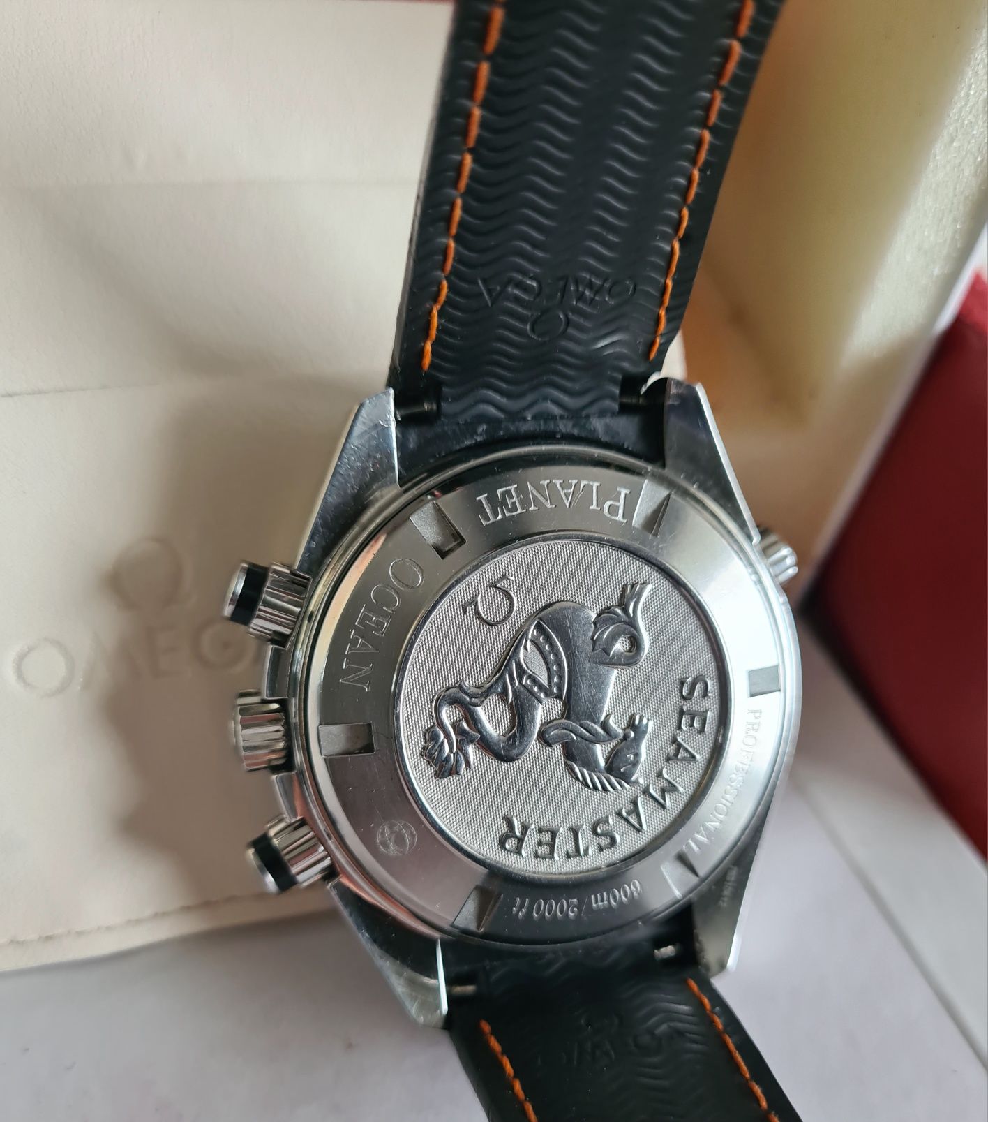 Omega seamaster planet ocean chrono 600m full set
