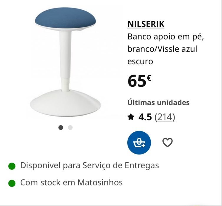 Banco IKEA Nilserik novo