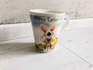 NOWY kubek Wielkanoc prezent królik