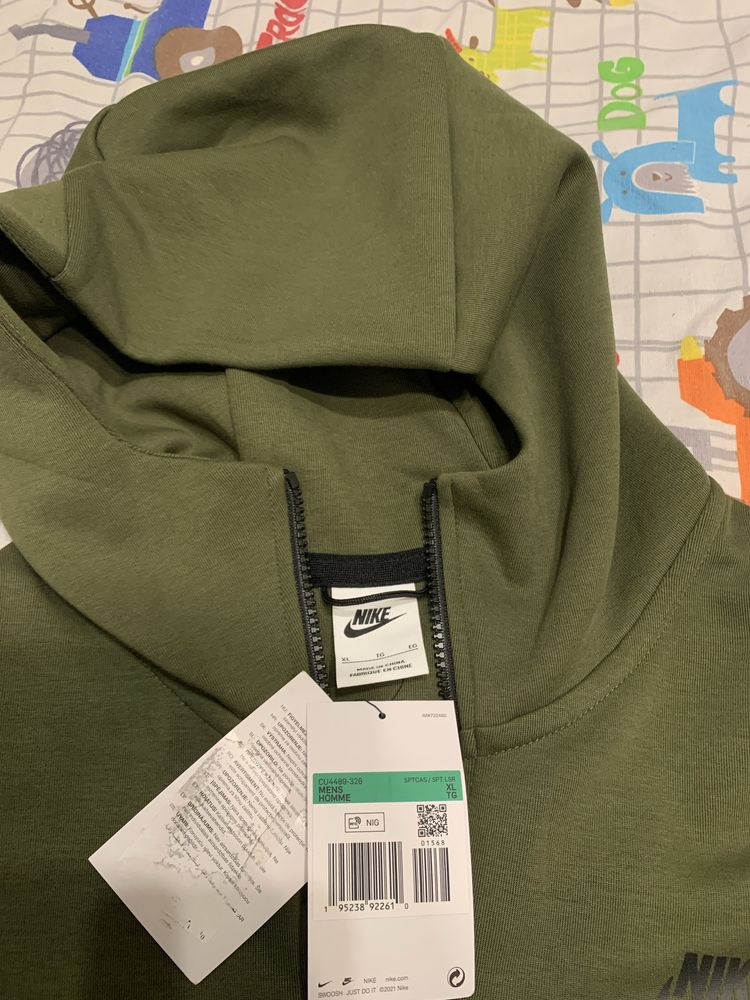 Кофта зип худи Nike Tech Fleece