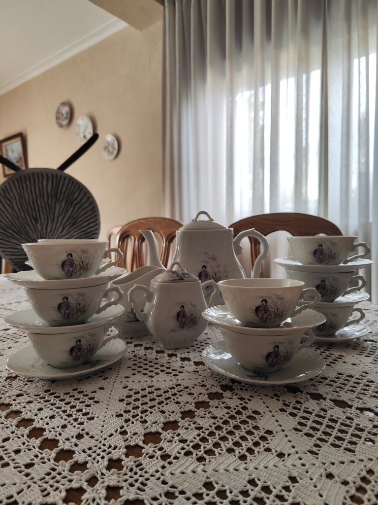 Serviço de chá - Vista Alegre, coleção Mouzinho Otaru