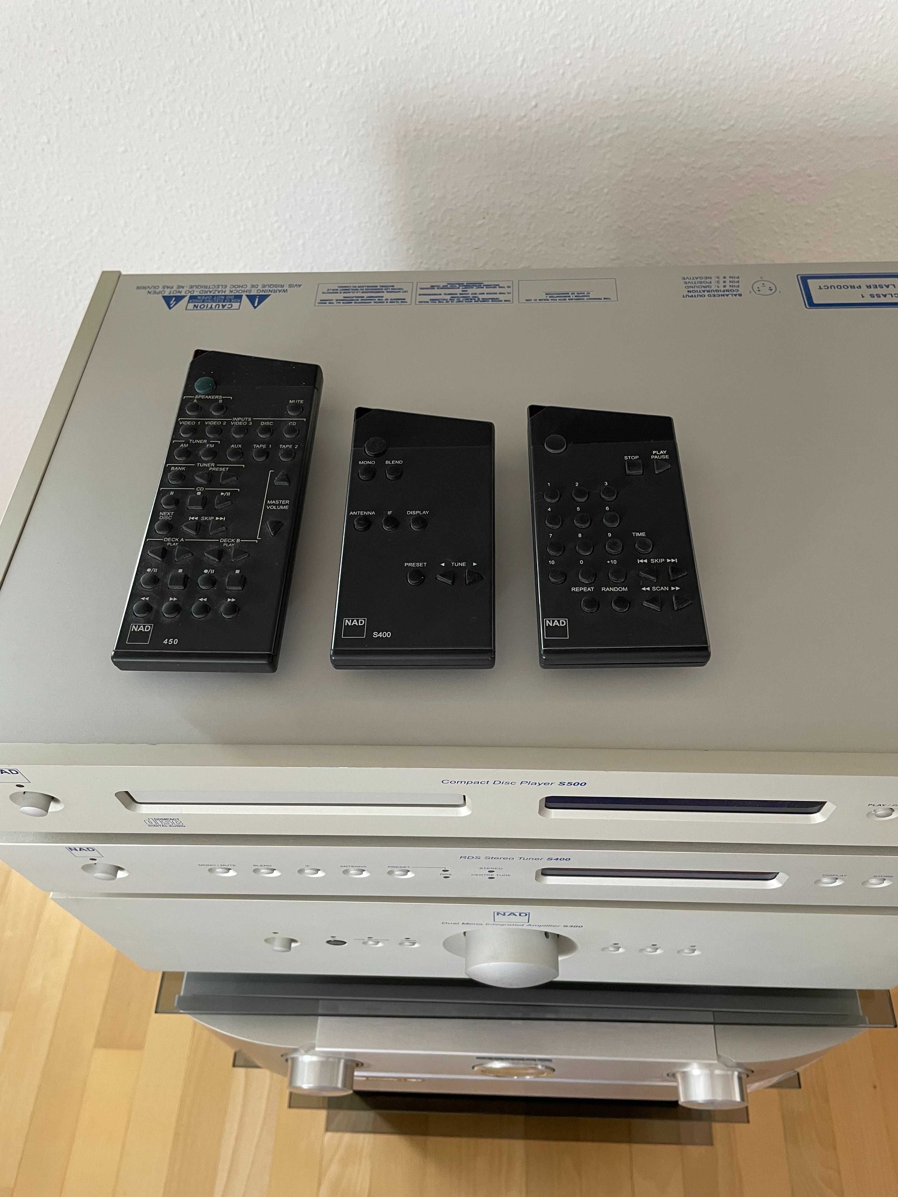 Sprzedam wzmacniacz NAD S 300 + S 400 + S 500