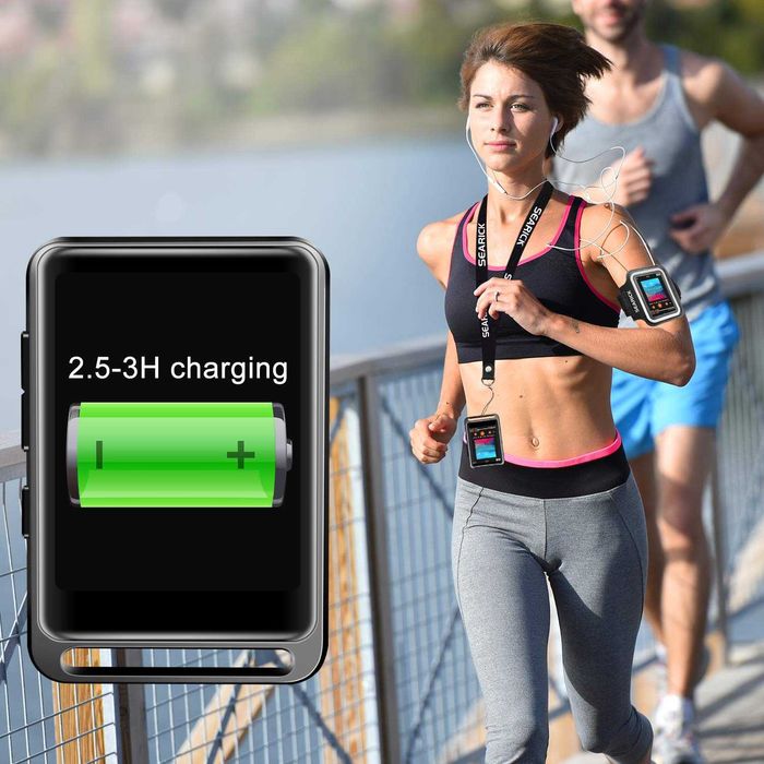 MP3 Player, Searick 16G MP3 Player with Bluetooth 4.2, 2.4"