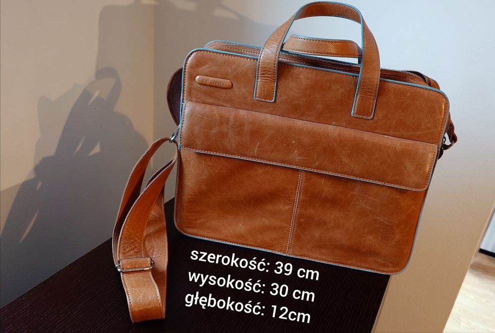 OCHNIK skórzana aktówka torba teczka