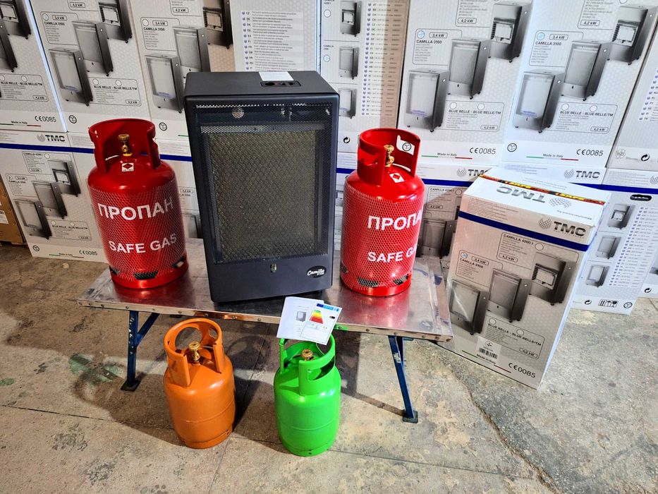 Новий‼️Каталітичний газовий обігрівач CAMILLA 3100 3,4 кВт Італія‼️