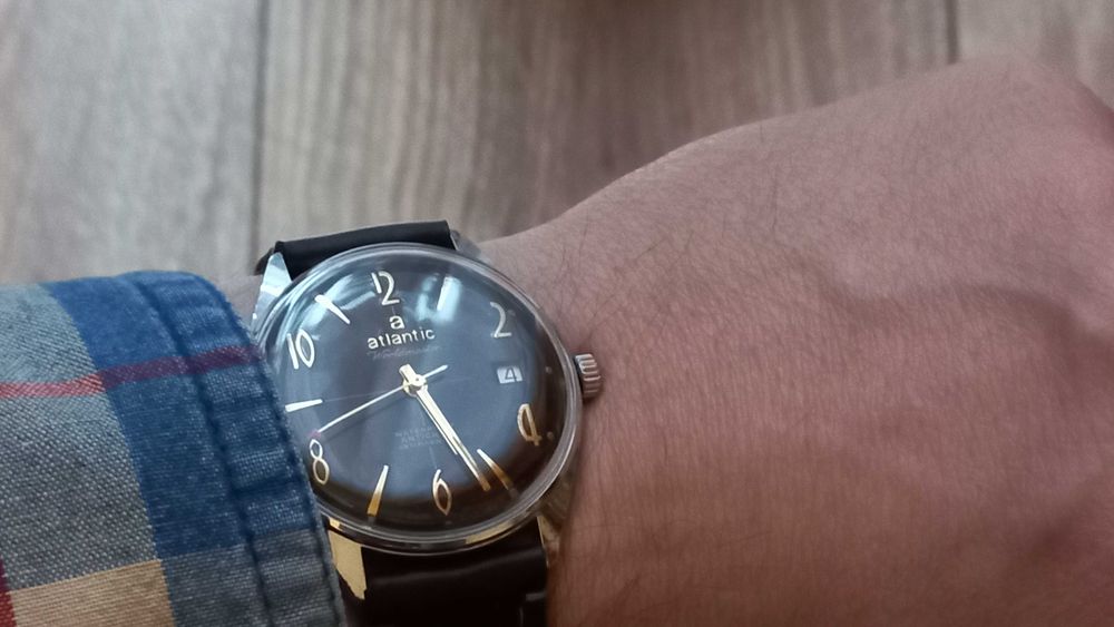 Sprzedam ładny zegarek Atlantic Worldmaster cal.969 z datownikiem