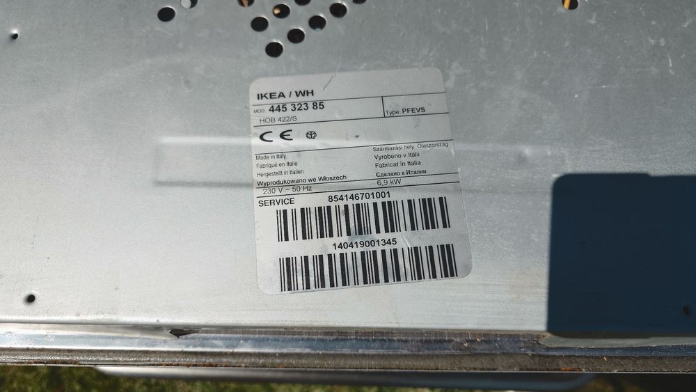 Płyta Piekarnik piec Whirlpool Ikea OBU206 HOB422 S nowe części