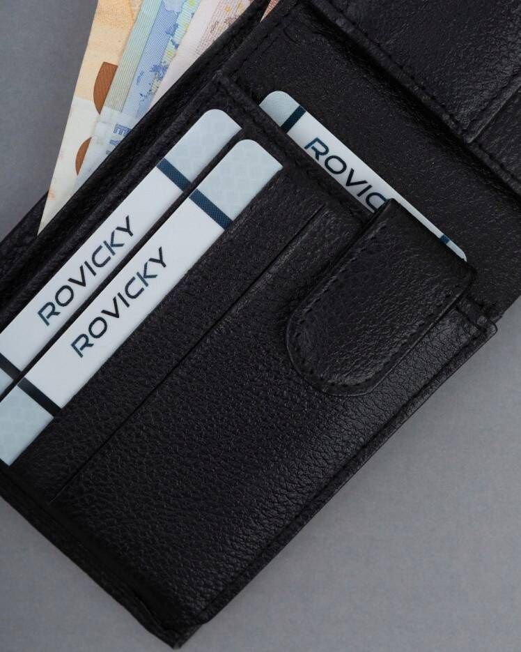 mały, skórzany portfel męski z systemem rfid - 4u cavaldi