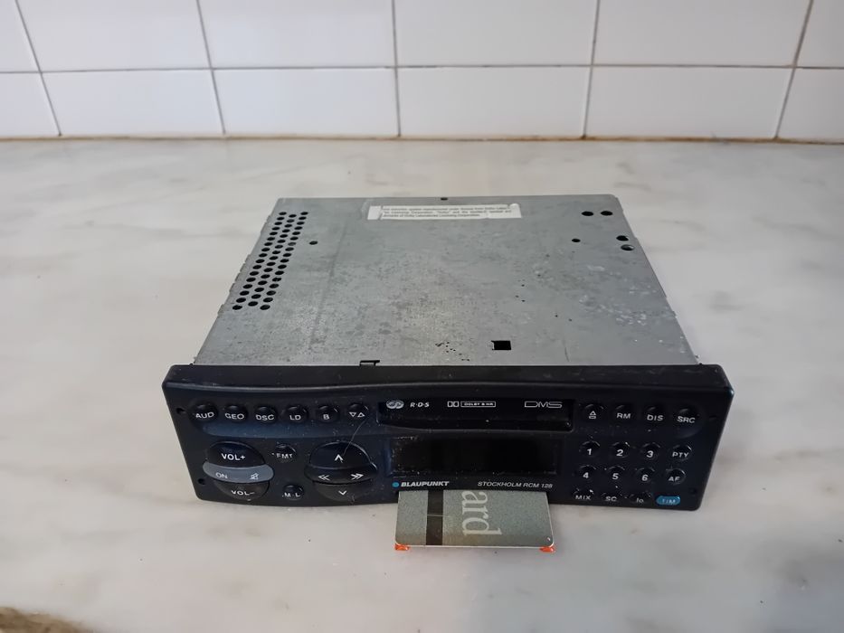 Autorádio Anos 90 Blaupunkt Stockholm RCM 128 ( Visor Avariado )