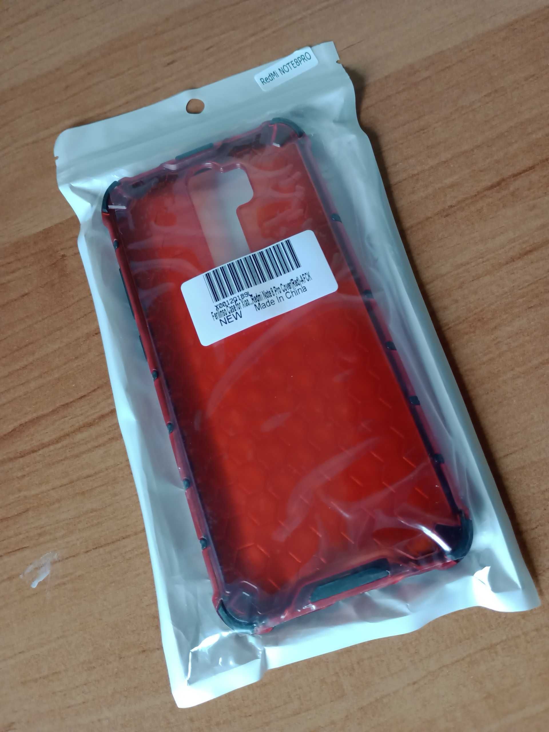 Etui pokrowiec czerwone xiaomi redmi note 8 pro