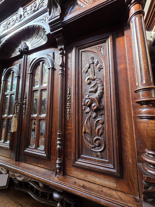 Oryginalny kredens eklektyczny 140 cm #1687 Stylowy Węgrów