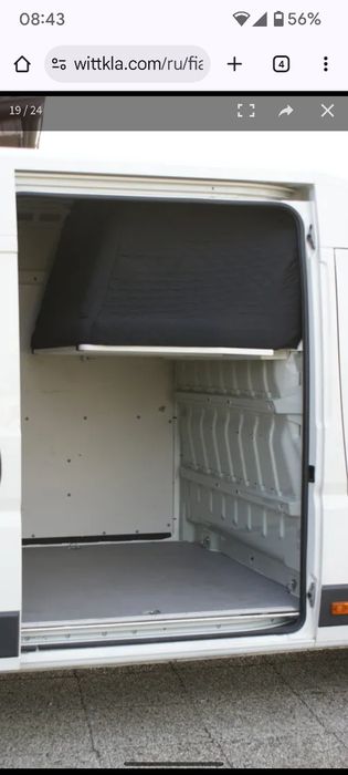 Ліжко до Fiat Ducato,Renault Master, диван розкладний, спальне місце