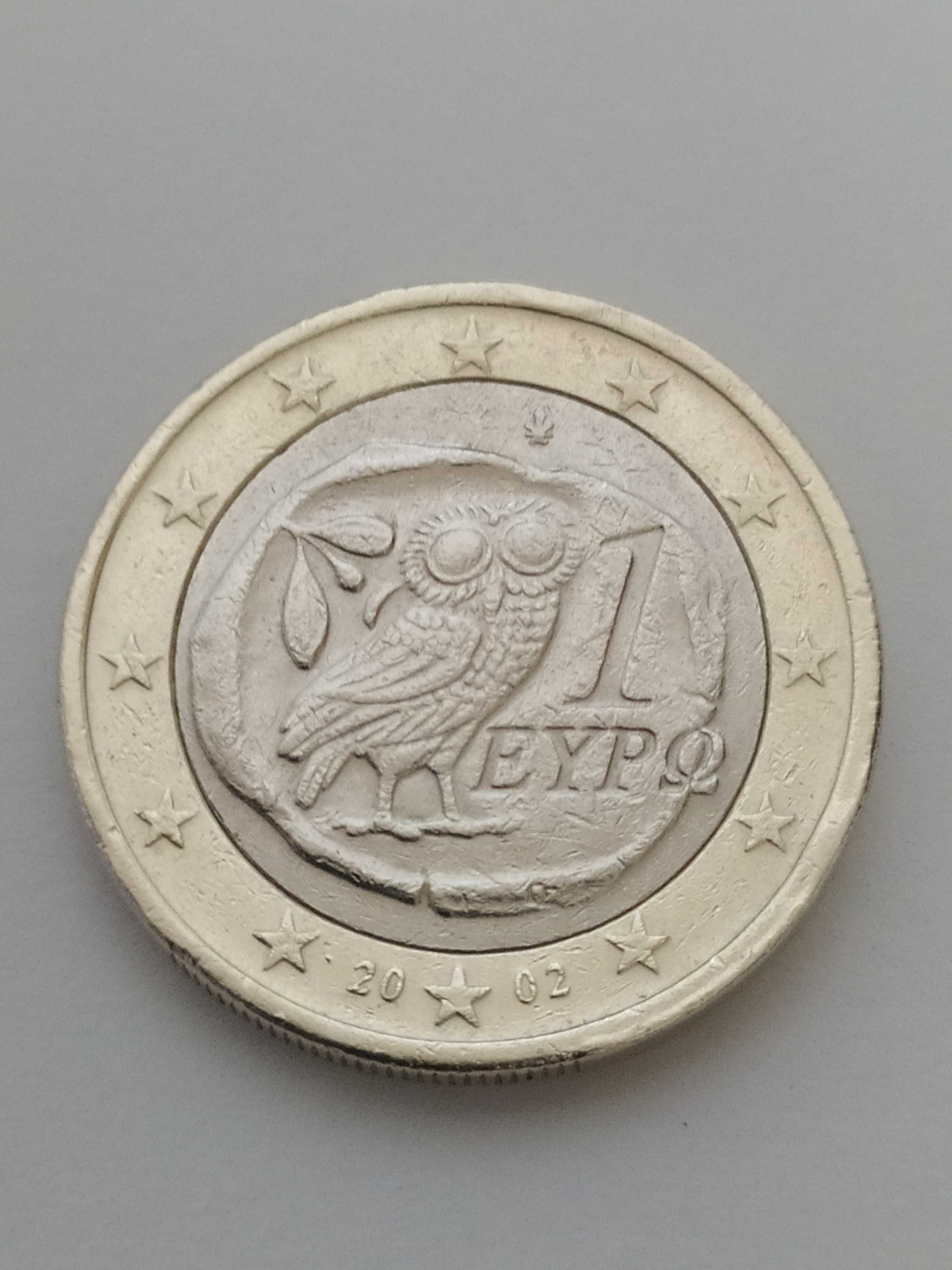 Moeda 1 Euro Grécia 2002