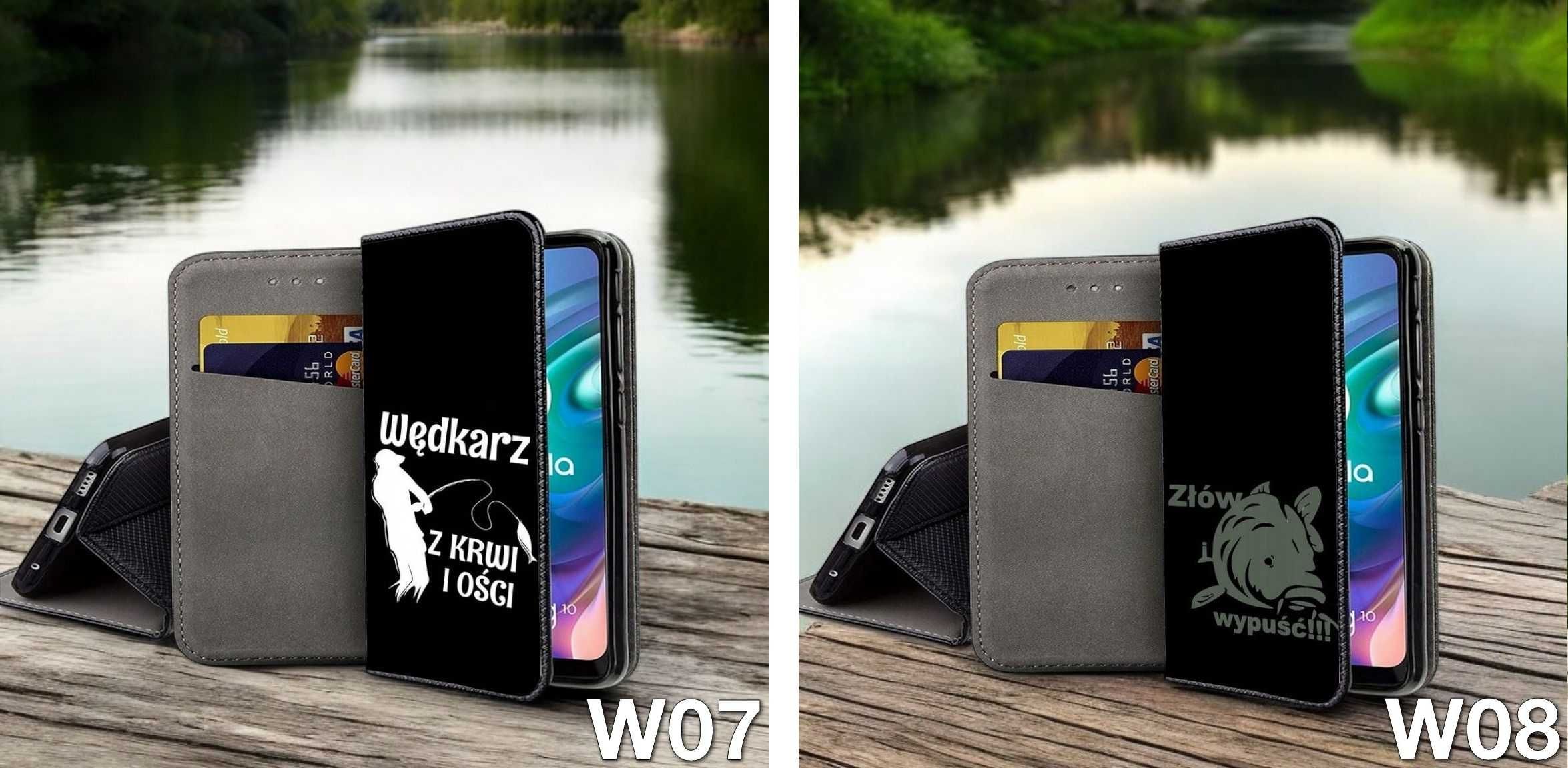 Etui zamykane wędkarskie do Samsung Galaxy S24 Ultra ! Karp szczupak