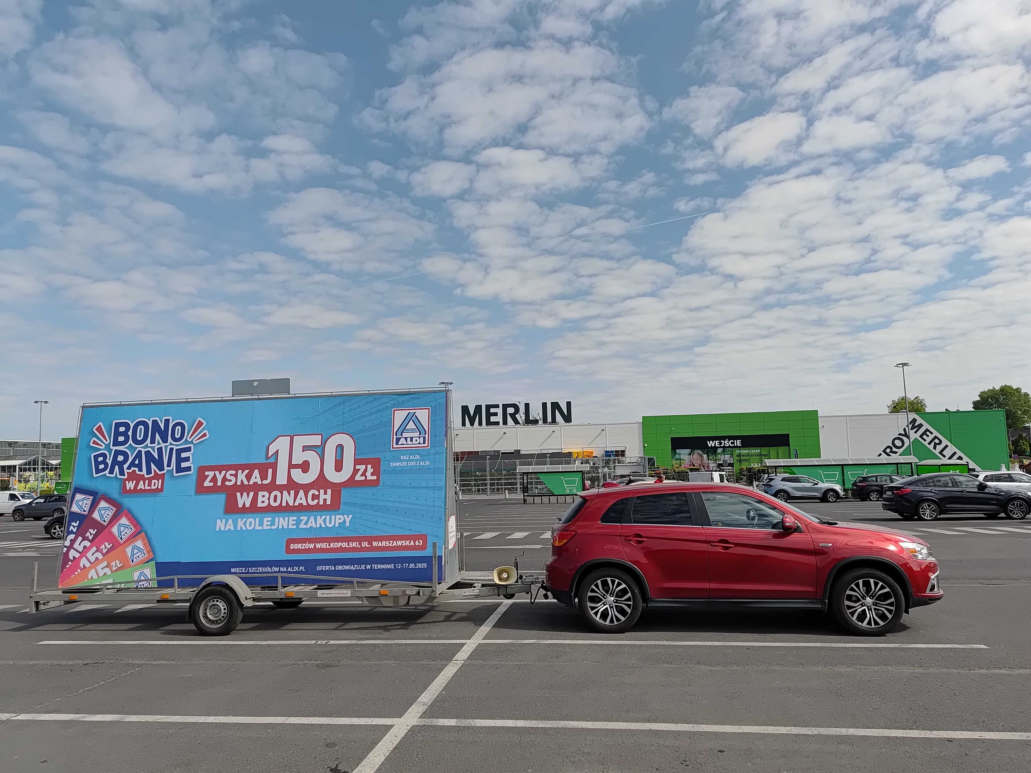 Reklama mobilna, przyczepa reklamowa, mobilny billboard Gorzów Wlkp.