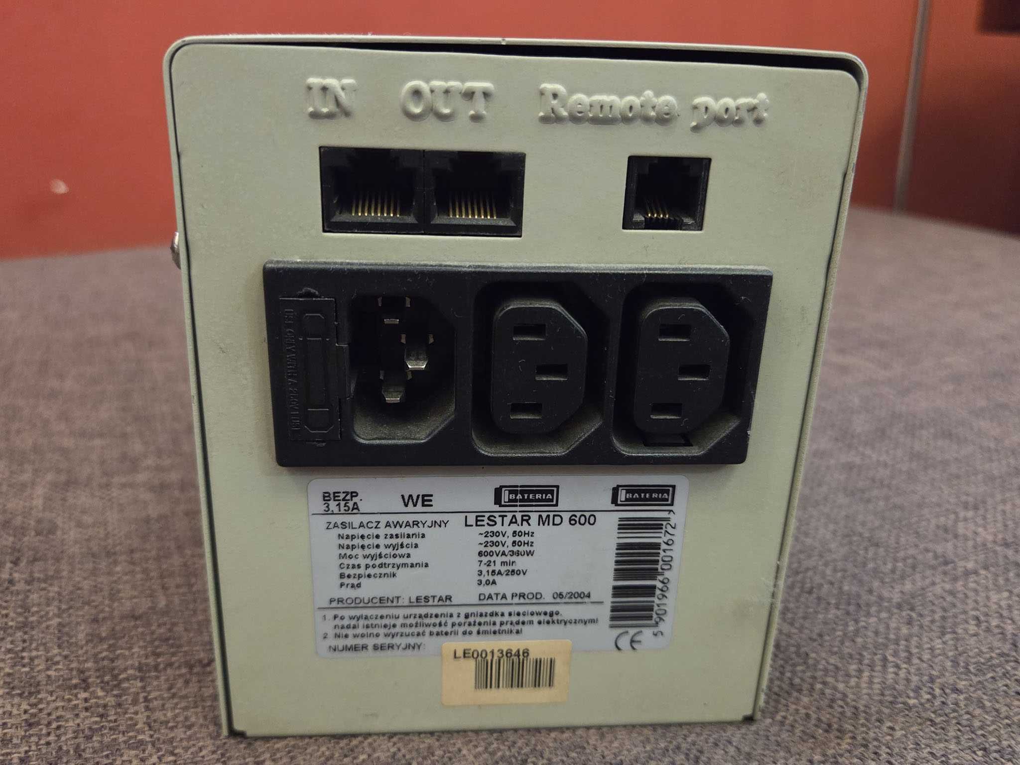 UPS Lestar MD600
