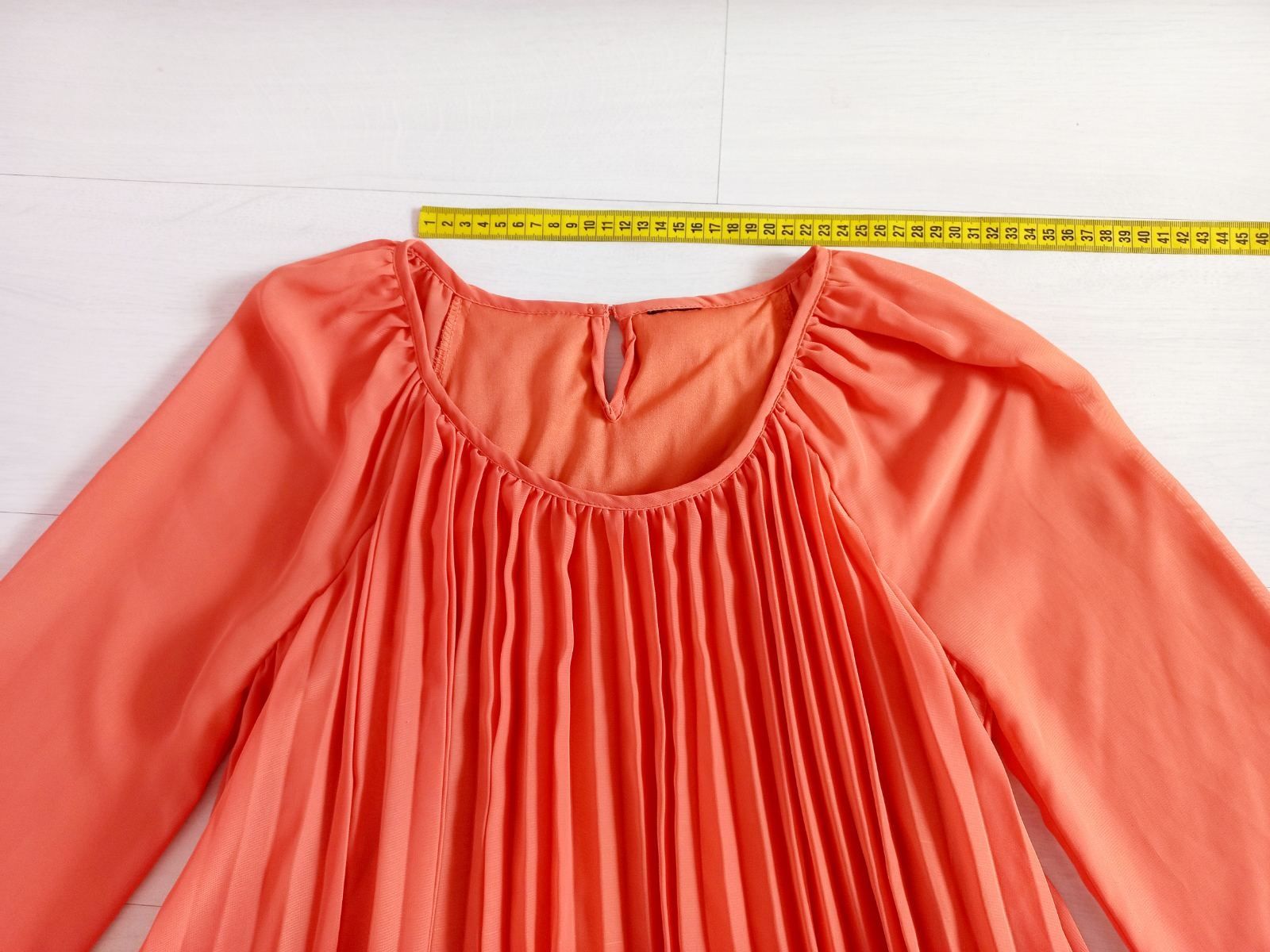 Теракотова шифонова сукня плісе можна для вагітних