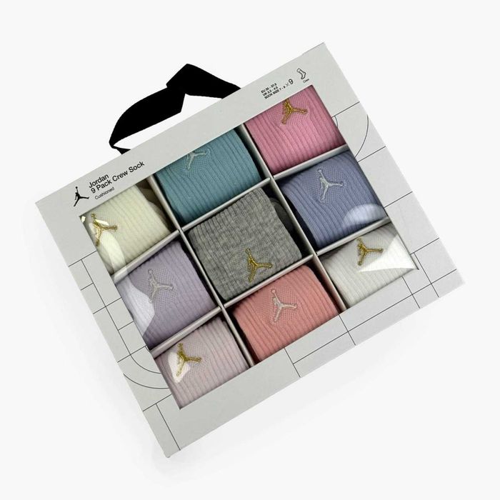 Подарунковий Box з шкарпетками Jordan JHN HOL 9PK |BJ0810-782| Оригін
