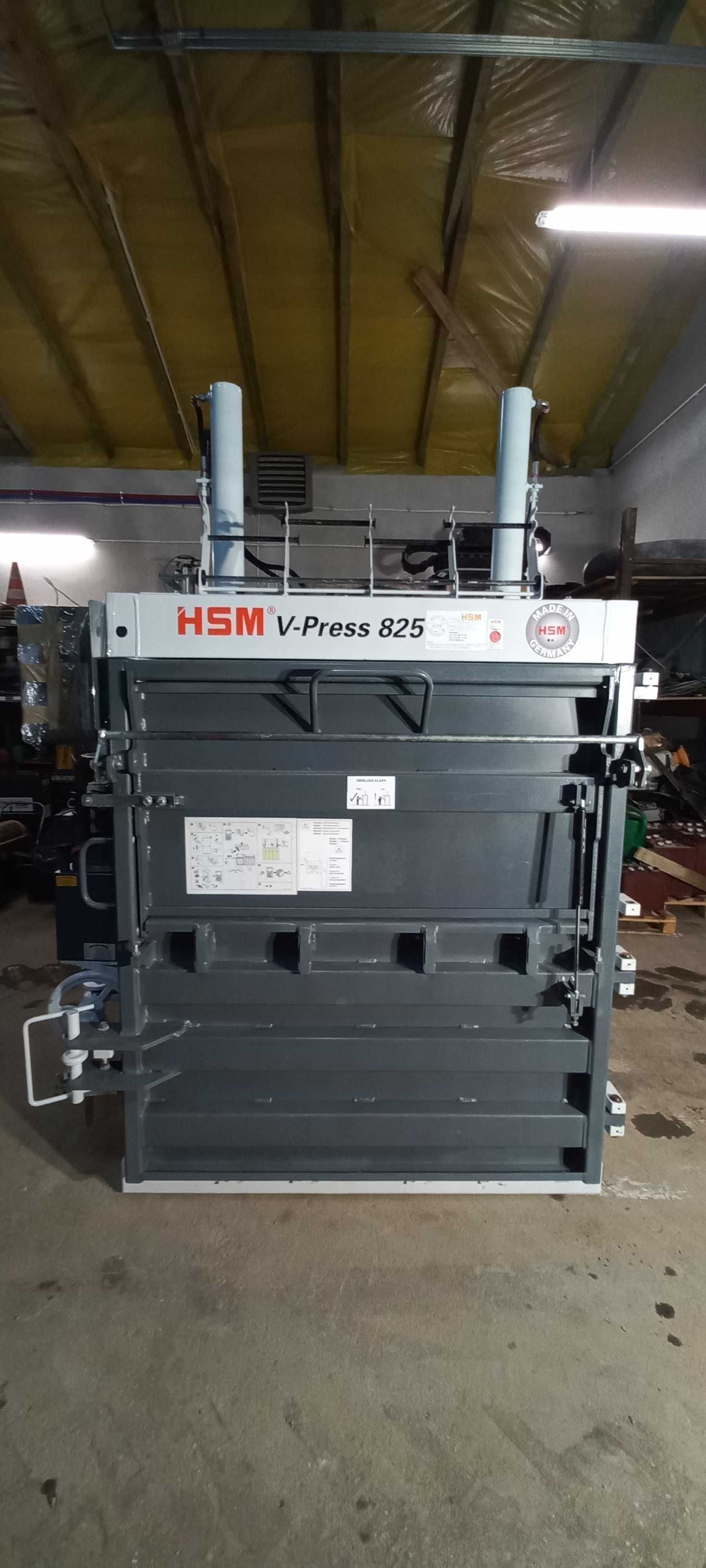 Prasa belownica pionowa HSM V Press 825 papier/folia.