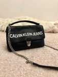 Czarna Elegancka Oryginalna Torebka Na Ramię Listonoszka Calvin Klein