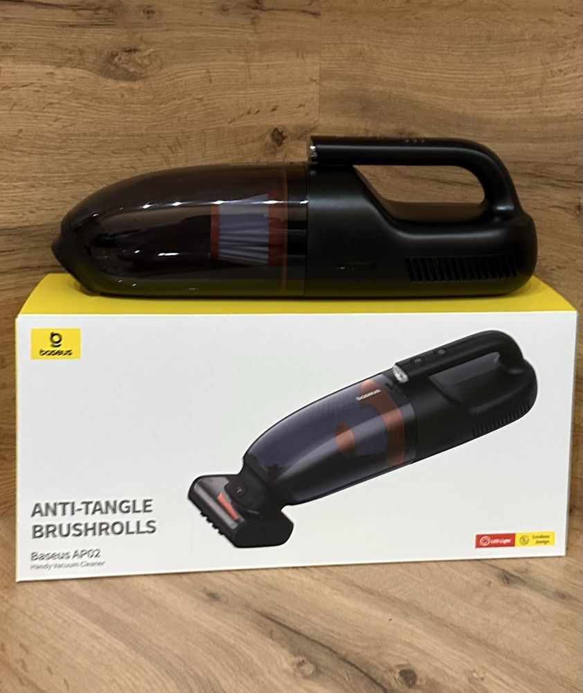 Авто пылесос Baseus AP02 Handy Vacuum Cleaner 160Вт 6000РА с турбощетк