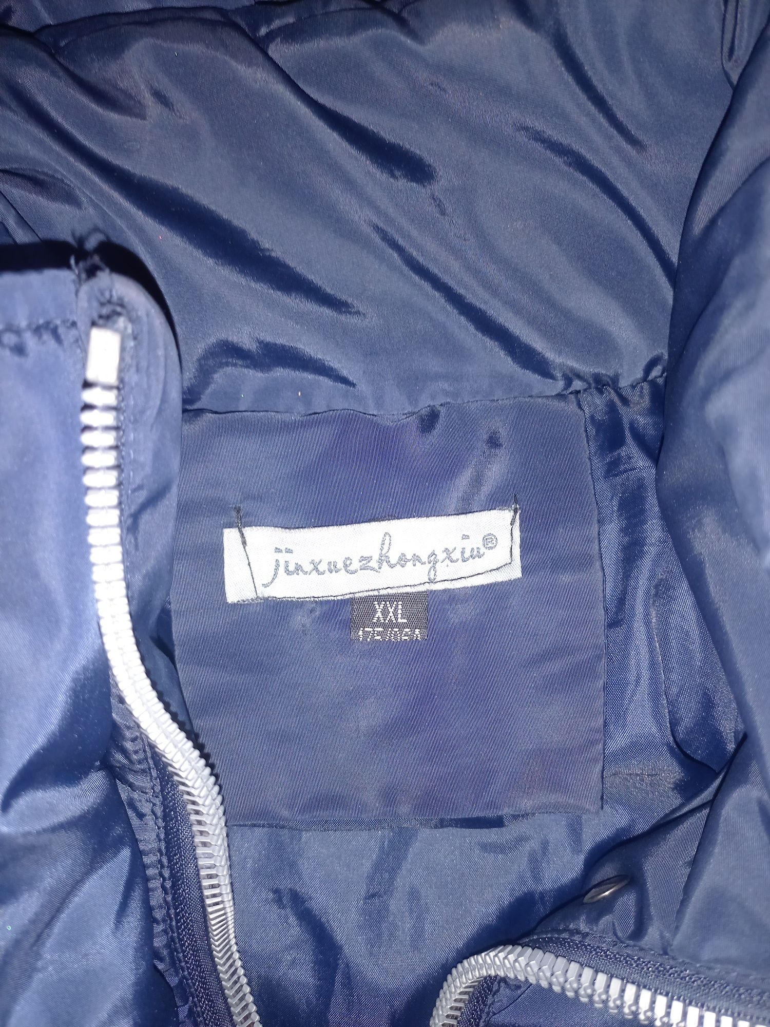 Granatowa zimowa kurtka damska | roz. 44 (XXL)