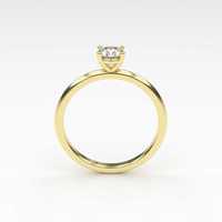 Pierścionek zaręczynowy z diamentem naturalnym 0.3ct. - MTdiamonds