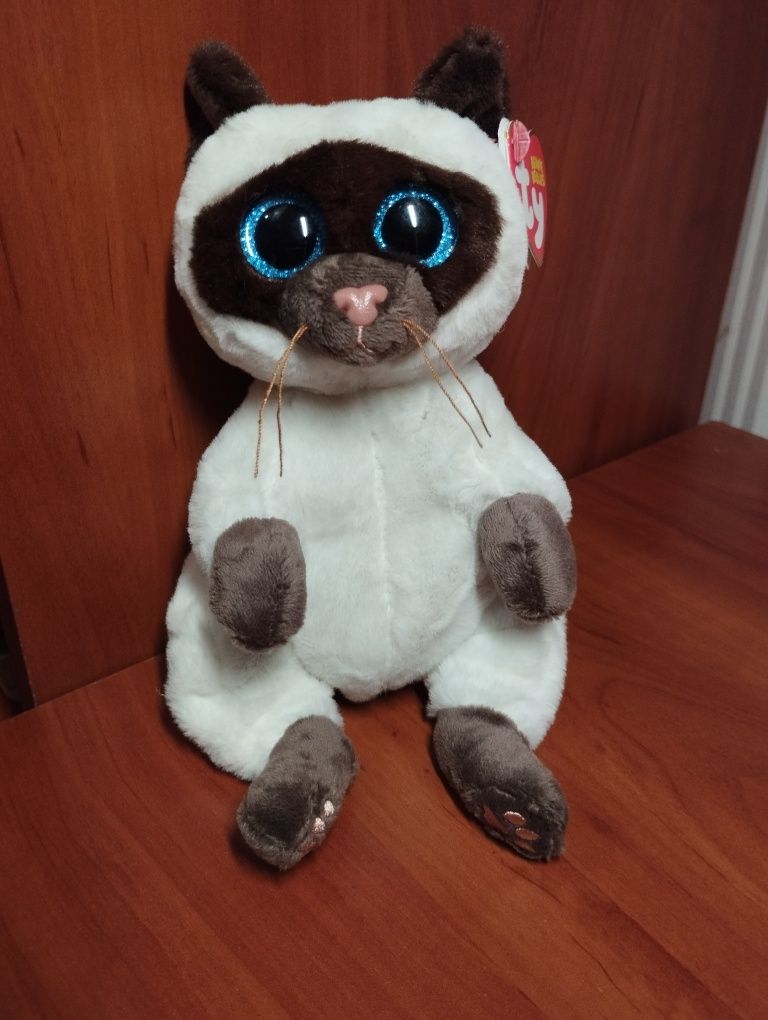 М'яка іграшка Ty Beanie bellies Сіамська кішка Miso 22 см.