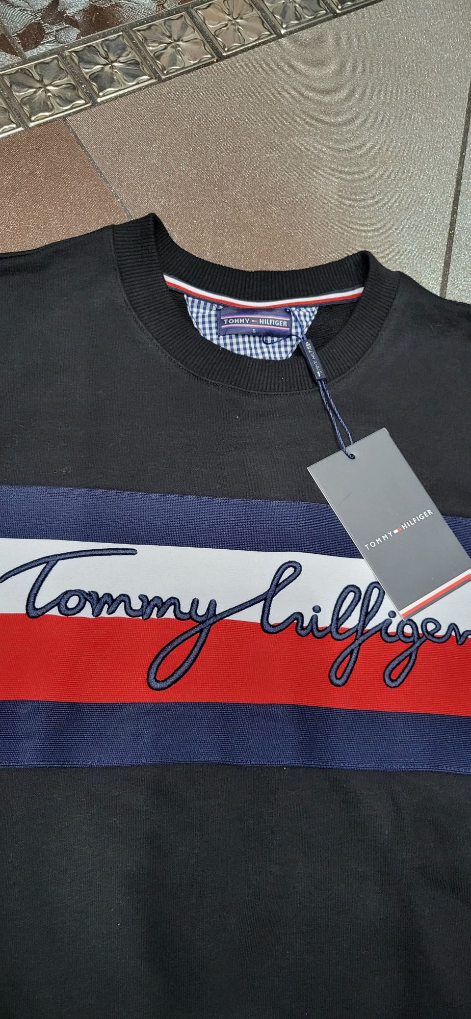 TH Tommy bluza dresowa męska unisex premium logo S M